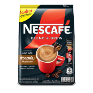 Nescafé Blend & Brew Black Roast – Strong & Bold Instant Coffee Mix