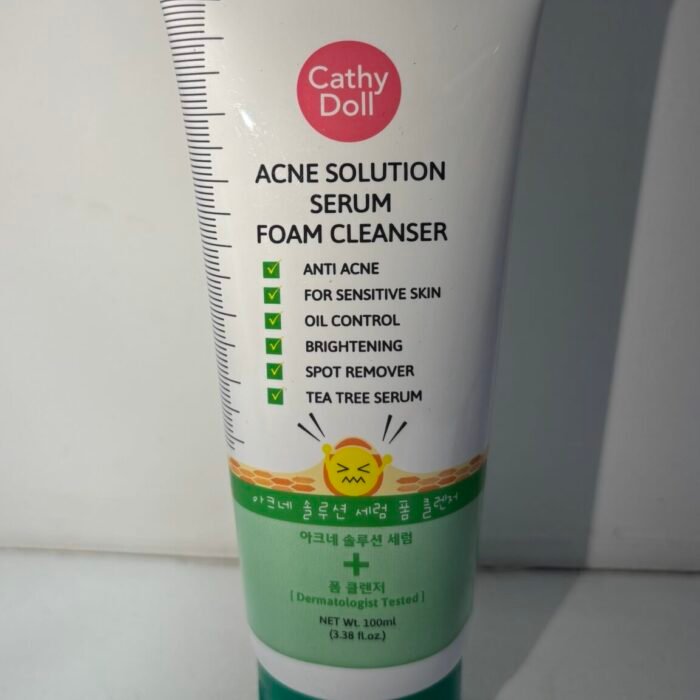 Acne Solution Serum Foam Cleanser- Cathy Doll