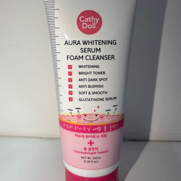 Aura Whitening Serum Foam Cleanser- Cathy Doll