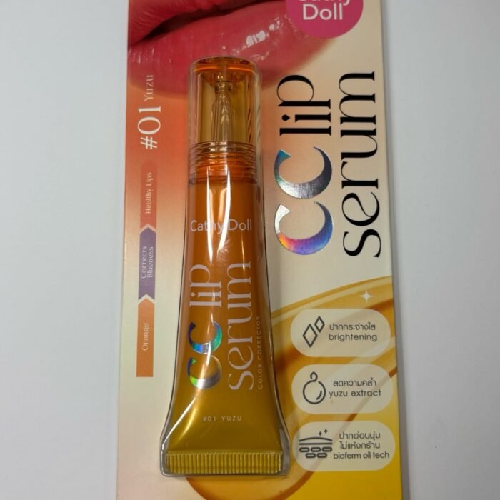 CC Lip Serum Color Corrector #01 Yuzu Orange- Cathy Doll