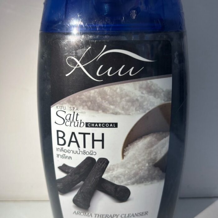 Charcoal Salt Scrub Body and Facial Bath- Kuu Spa