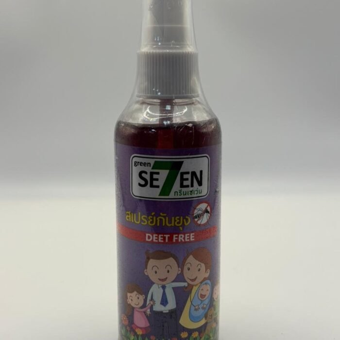 DEET-FREE Mosquito Repellant Spray-Green SEVEN L (Dark)