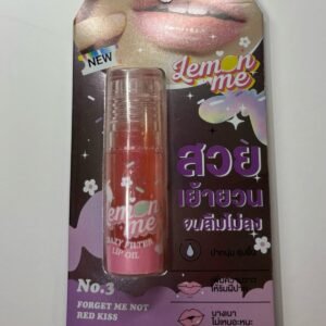 Filter Lip Oil in shade No. 3, "Forget Me Not Red Kiss"-Lemon Me Crazy