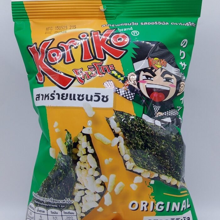 KORIKO Crispy Seaweed Roll Stuffed With Crunchy Rice 30G