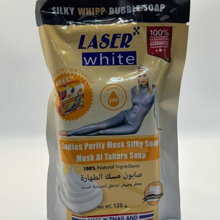 Laser White Silky Whipp Bubble Soap