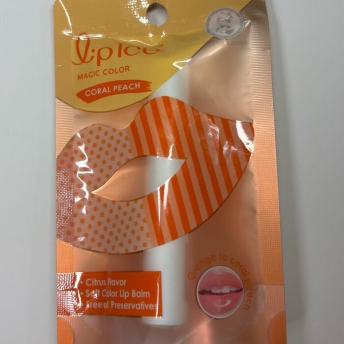 Lip Balm Magic Color Coral Peach -Mentholatum Lip Ice
