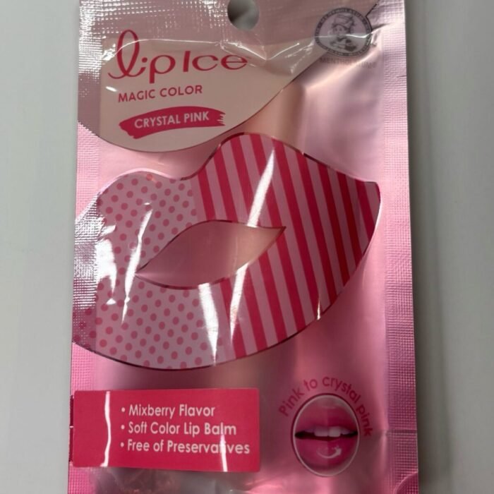 Lip Balm Magic Color Crystal Pink -Mentholatum Lip Ice