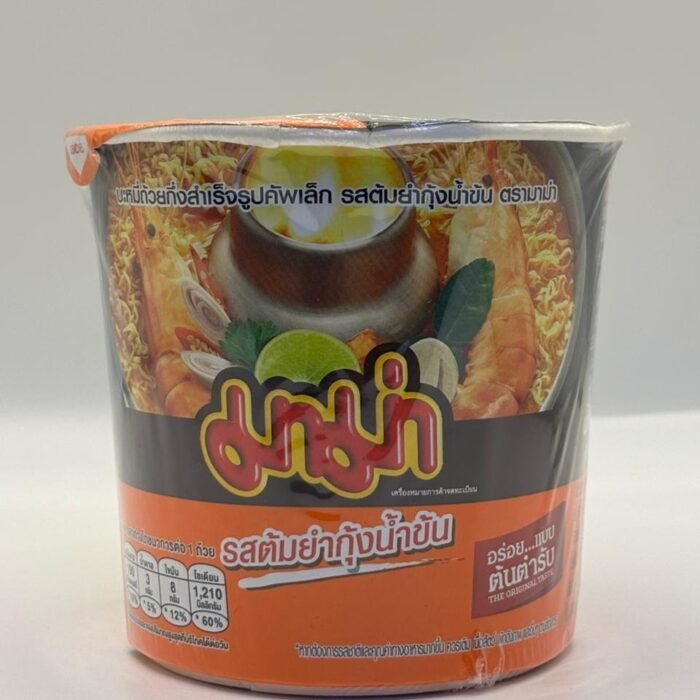 -MAMA Instant Cup Noodles Creamy Shrimp -TOM YUM (Sm)