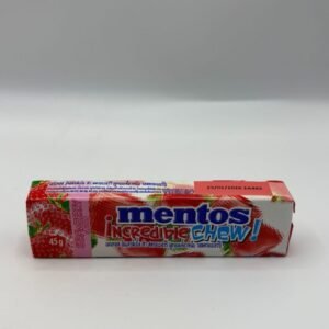 Mentos Incredible Chew Candy-Strawberry
