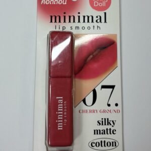 Minimal Lip Smooth 07 Cherry Ground Silky Matte-Cathy Doll Lipstick