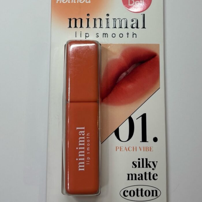 Minimal Lip Smooth 0Peach Vibe Silky Matte-Cathy Doll Lipstick