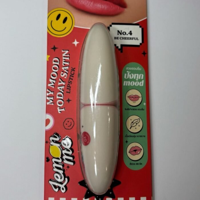 My Mood Today Satin Lipstick 4 Be Cheerful -Lemon Me