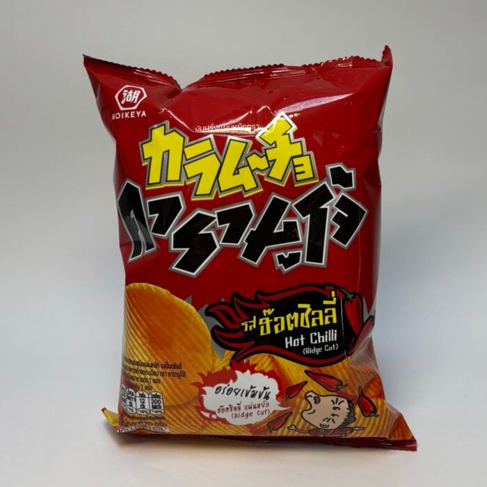 Nissin Koikeya Karamucho Hot Chili Flavor Ridgecut Potato Chips