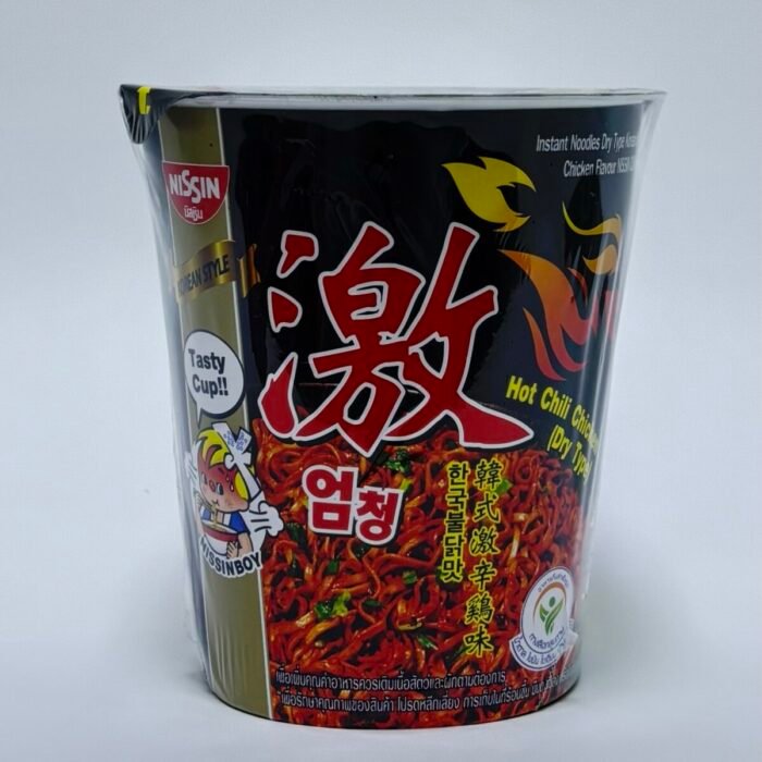 Nissin Korean Hot Chili Chicken Flavour Instant Noodles (Dry Type)