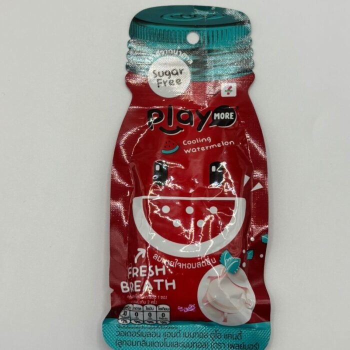 Play More Cooling Watermelon Menthol Fresh Breath Candy