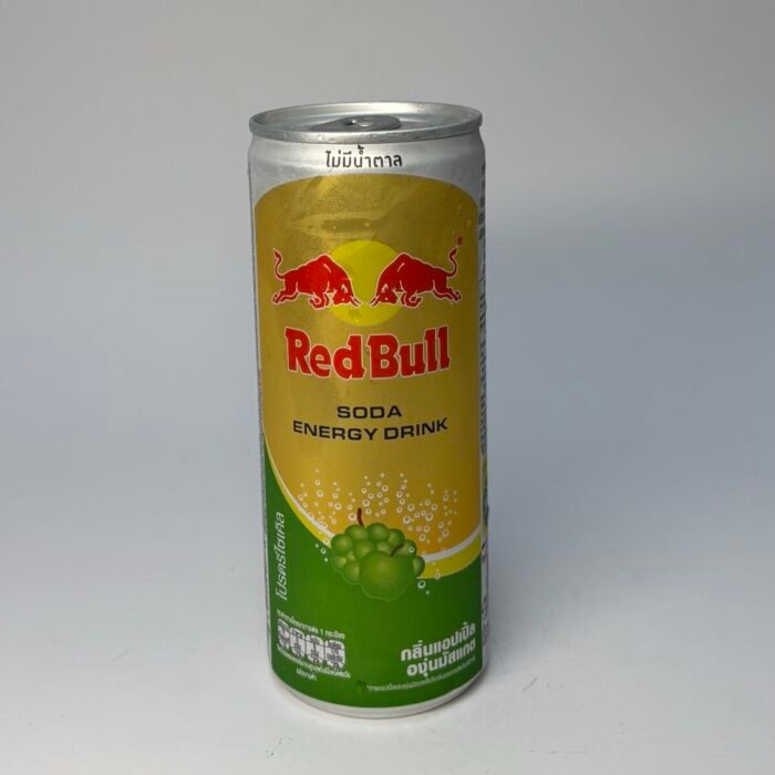 Red Bull Energy Drink Green Edition Apple Flavored