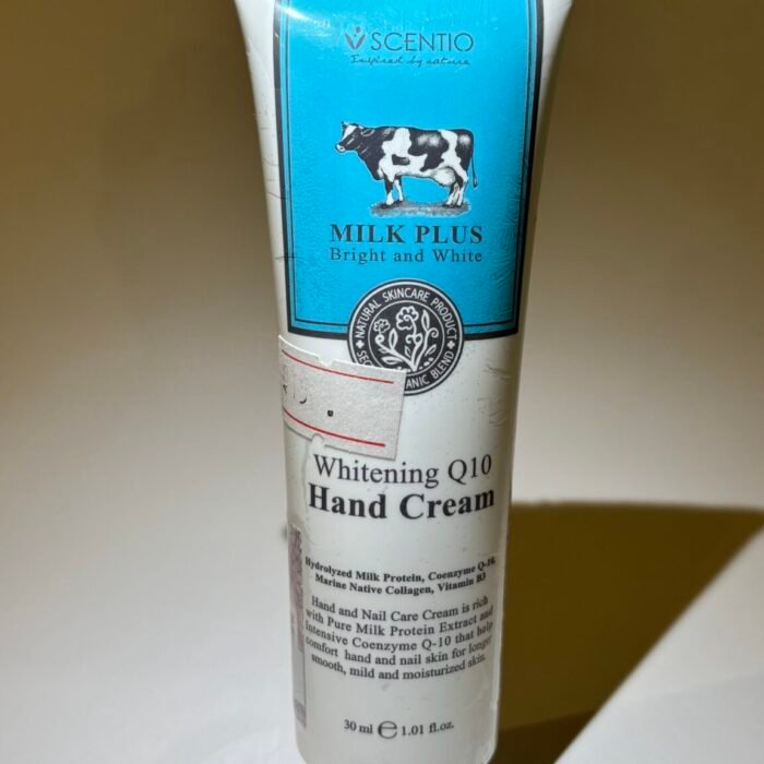 Scentio Milk Plus Whitening Q10 Hand Cream