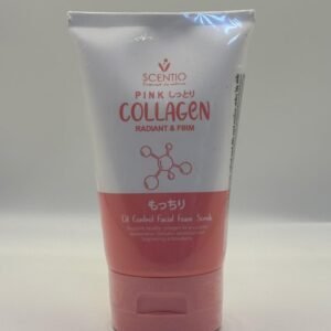 Scentio Pink Collagen Radiant & Firm Facial Foam Scrub (Oil Control)