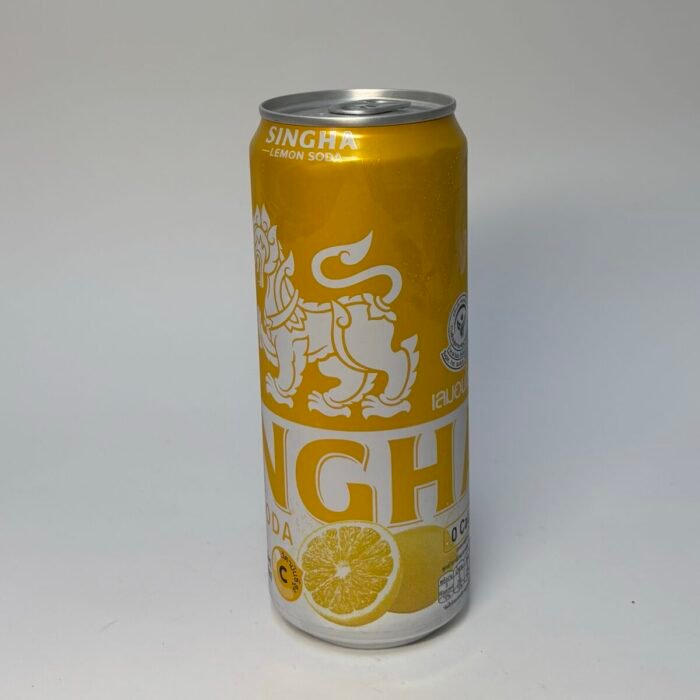 Singha Lemon Soda.