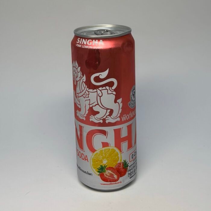 Singha Red Lemon Soda.