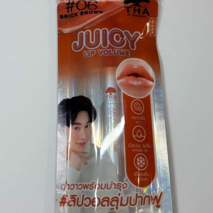 THA Juicy Lip Volume in shade #06 Brick Brown