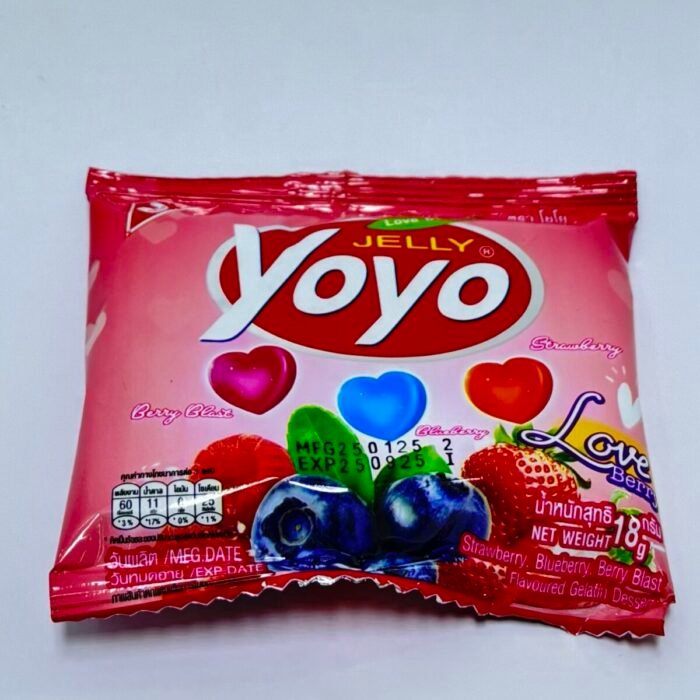 Yoyo Jelly Berry Flavored Gummy Candy