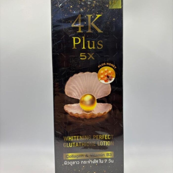 4K Plus 5X Whitening Perfect Glutathione Lotion 500ml