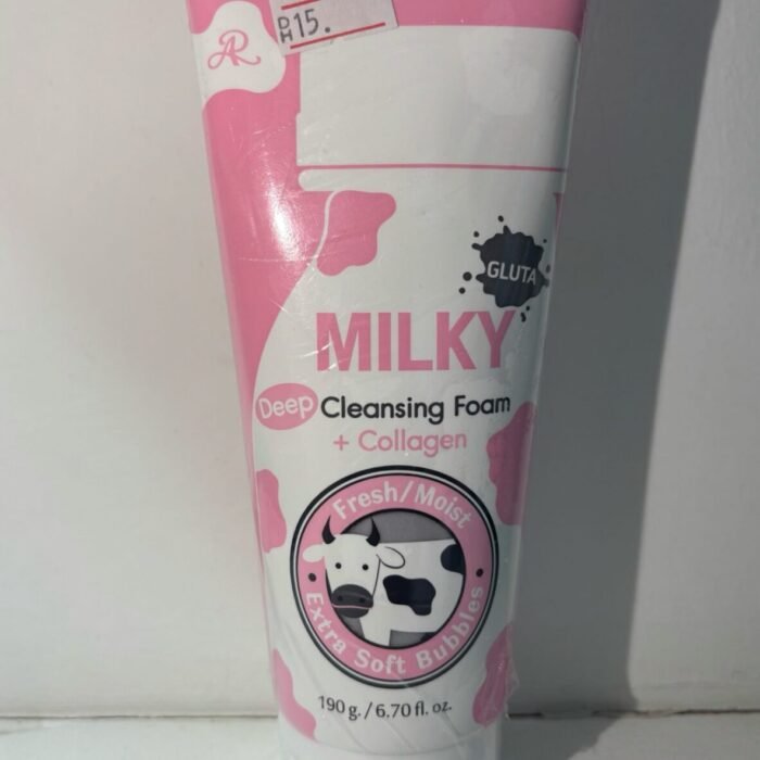 AR Gluta Milky Cleansing Foam + Collagen 190g