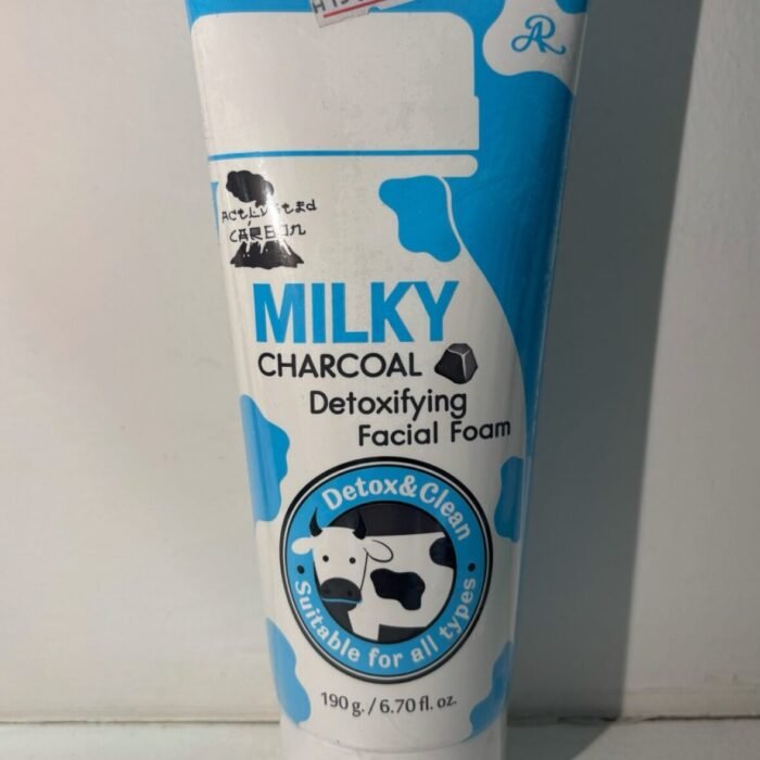 AR Milky Charcoal Detoxifying Facial Foam