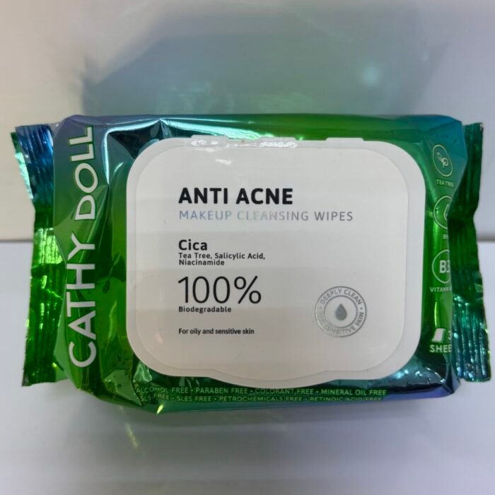 Anti Acne Makeup Cleansing Wipes -Cathy Doll