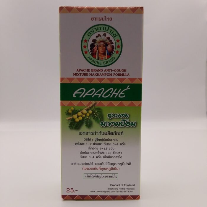 Apache Brand Anti-Cough Mixture Makhampom Formula
