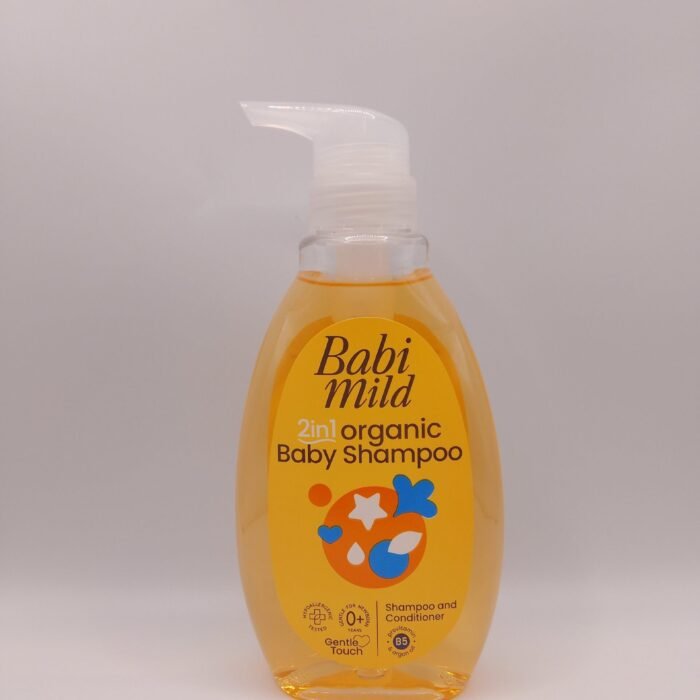 Babi Mild 2-in-1 Organic Baby Shampoo.