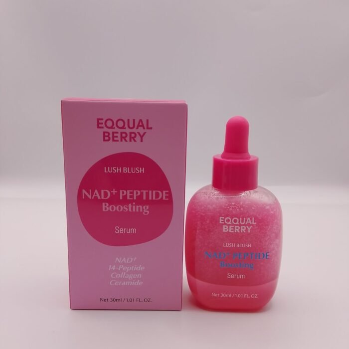 EQQUAL Berry Lush Blush NAD+ Peptide Boosting Serum.