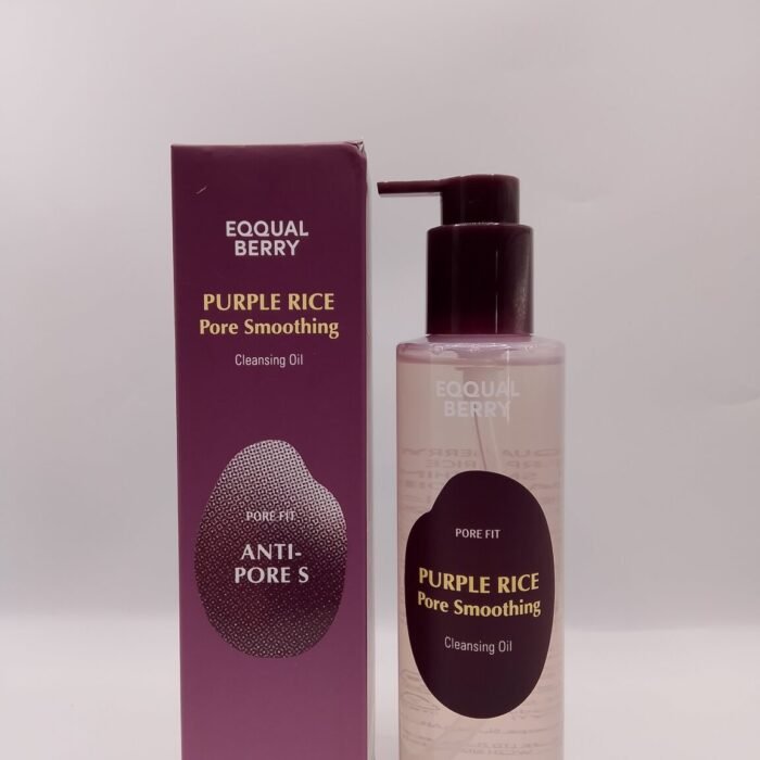 Eqqualberry Purple Rice Pore Smoothing Cleansing Oil.