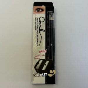 Quick Eyeliner Super Waterproof Black Duo with a sharpener- Mei Linda