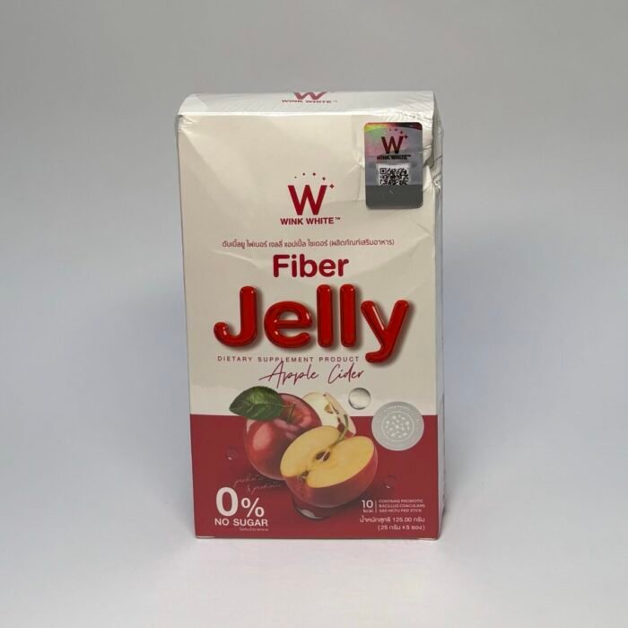 Fiber Jelly Dietary Supplement Product Apple Cider flavor.