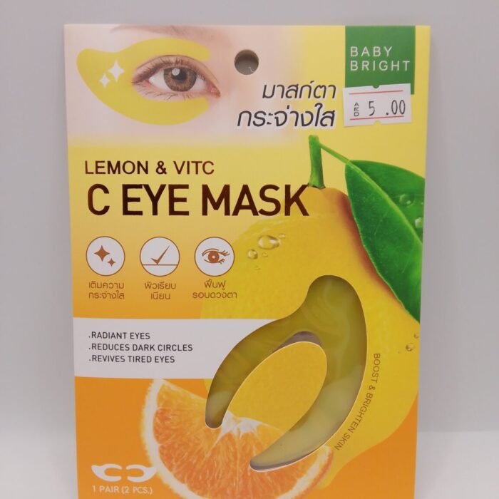 Lemon & VitC C Eye Mask- Baby Bright