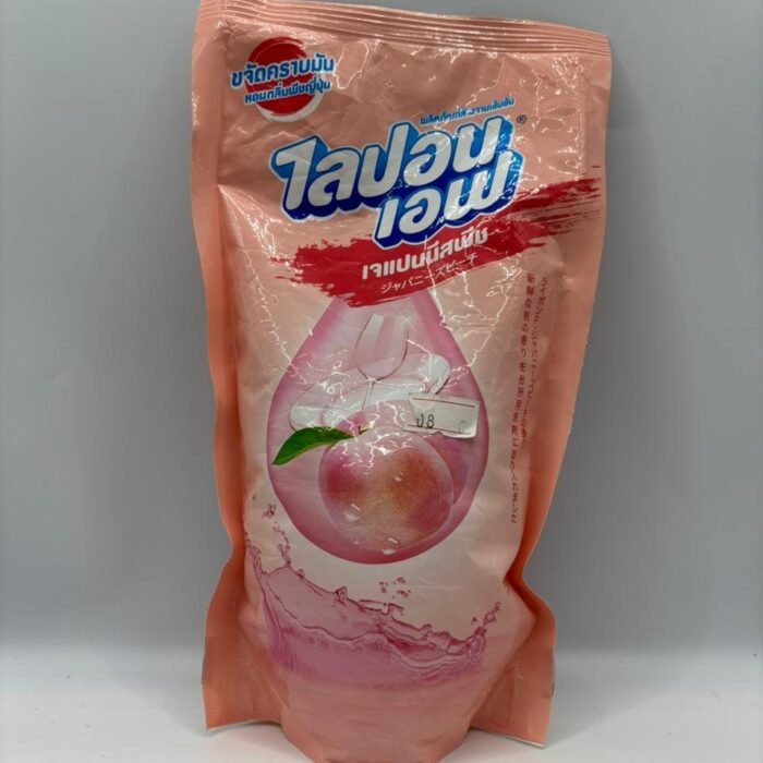 Lipon F Japanese Peach Concentrated Dishwashing Liquid Refill