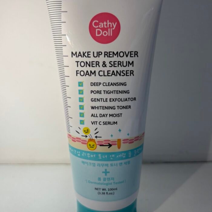 Make Up Remover Toner & Serum Foam Cleanser-Cathy Doll