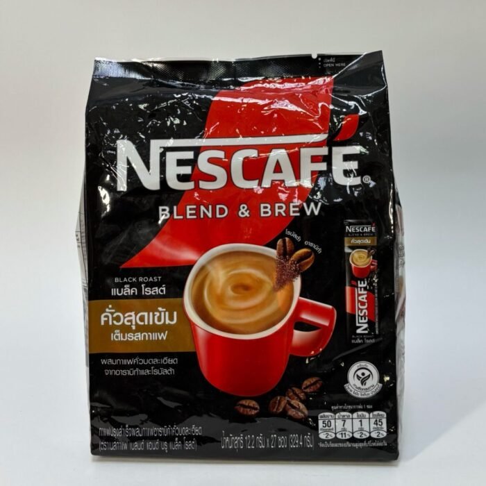 Nescafe Blend & Brew Black Roast Instant Coffee Mix