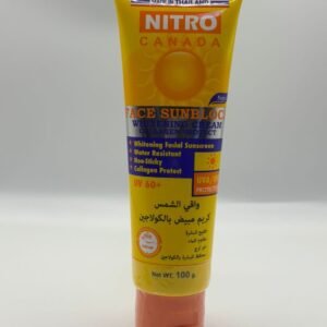 Nitro Canada face sunblock whitening cream