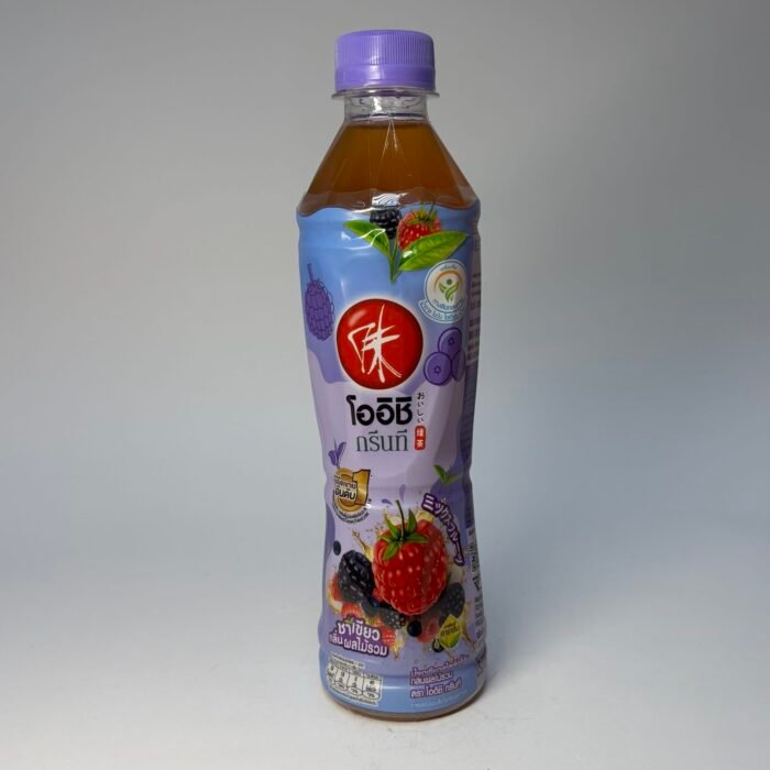 Oishi Green Tea with a mixed berry flavor