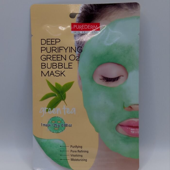 Purederm Deep Purifying Green O2 Bubble Mask