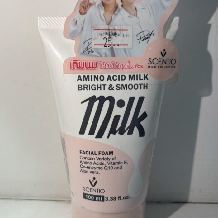 Scentio Amino Acid Milk Bright & Smooth Facial Foam