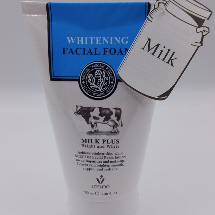 Scentio Milk Plus Whitening Facial Foam- Beauty Buffet