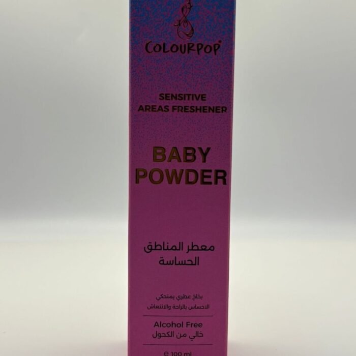Sensitive Areas Freshener Alcohol Free -Colour Pop Baby Powder 100ml