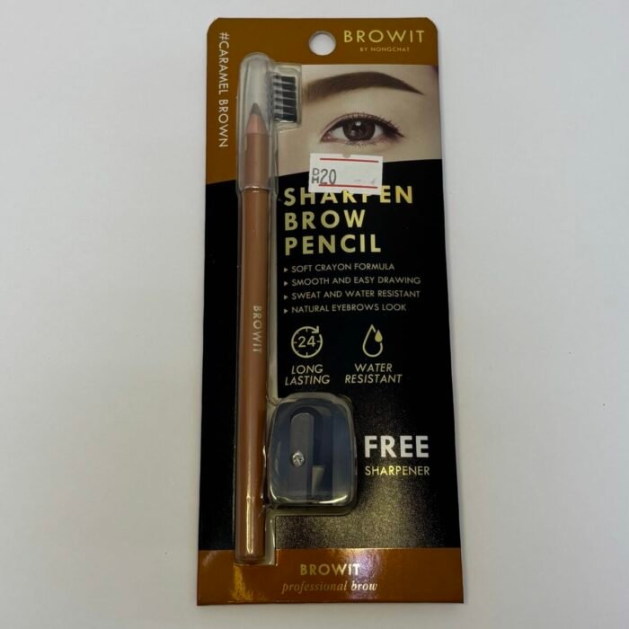 Sharpen Brow Pencil Caramel Brown- BROWIT