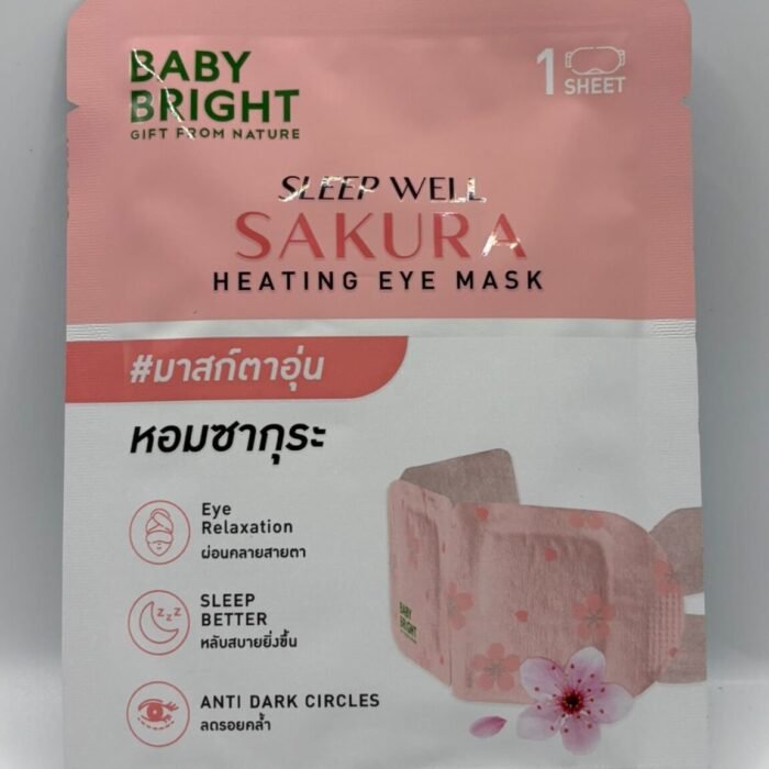 Sleep Well Sakura Heating Eye Mask- Baby Bright
