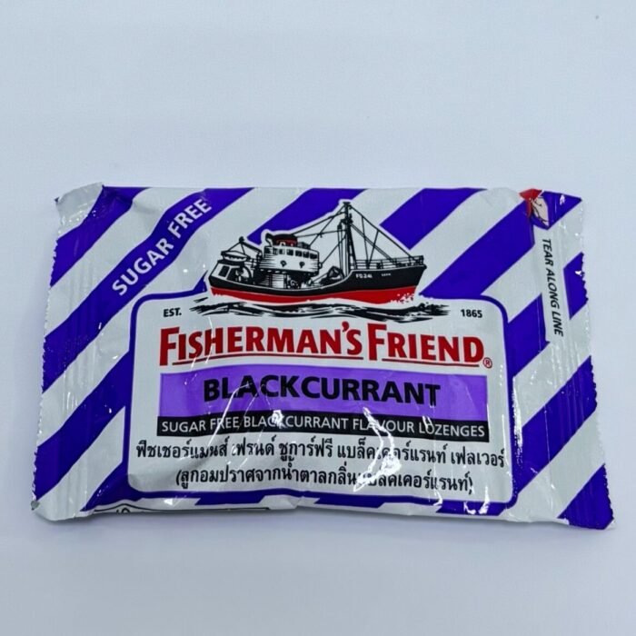 Sugar Free Blackcurrant Flavour Lozenges-Fisherman's Friend