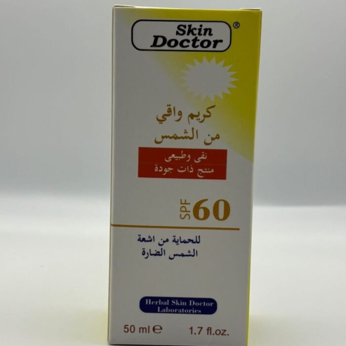 Sunblock Cream Pure and Natural SPF 60 (50 ml)- Skin Doctor